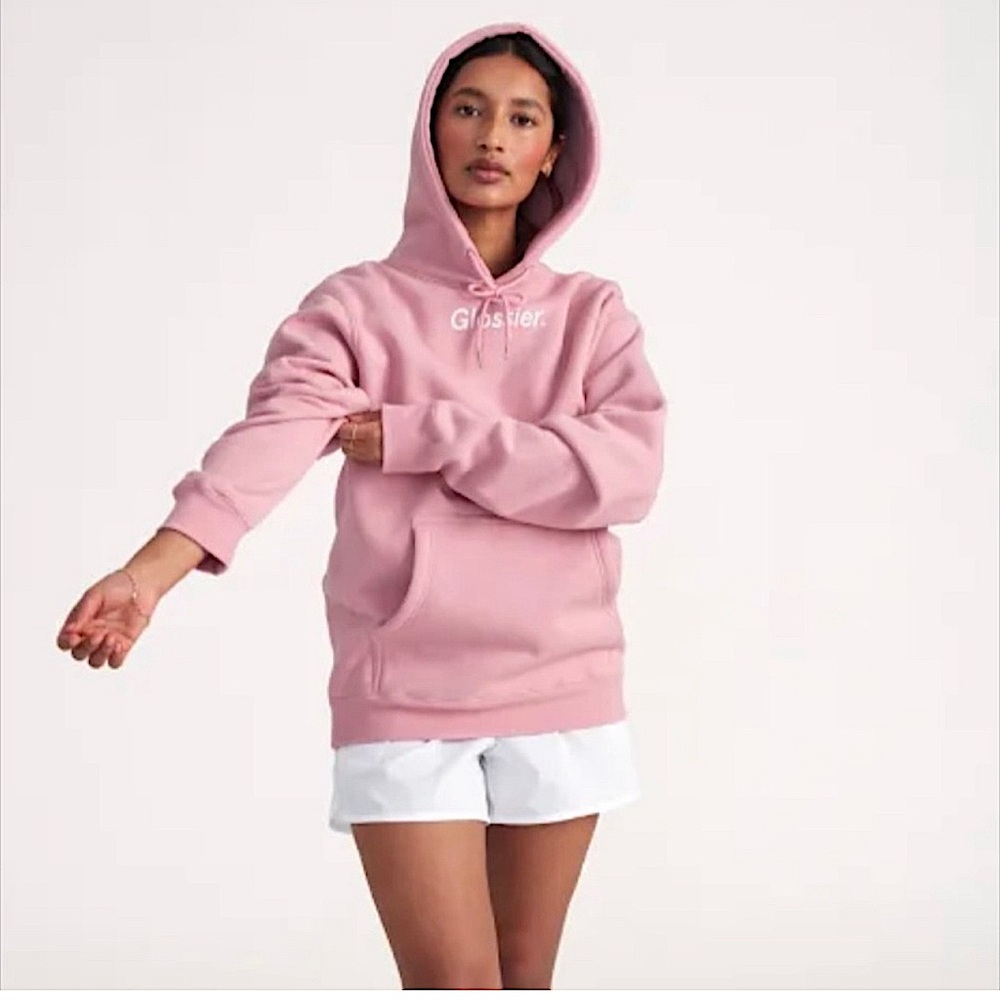 Glossier Pink Hoodie